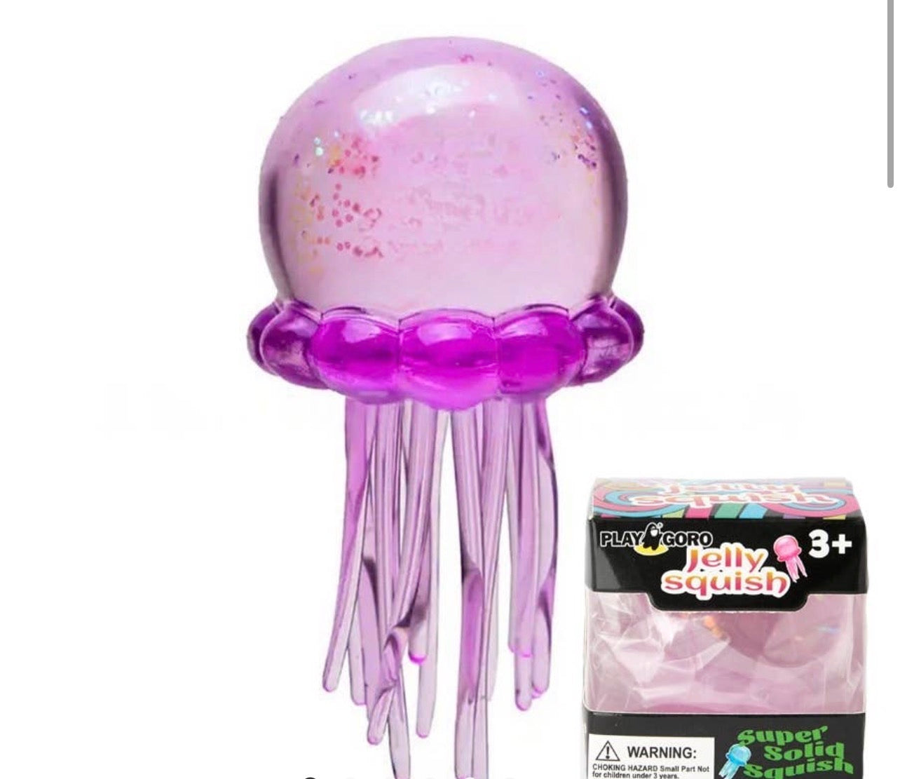 Glitter Jellyfish Squishy
Sensory Toy-No Brand