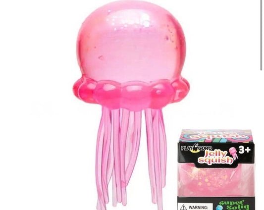 Glitter Jellyfish Squishy
Sensory Toy-No Brand
