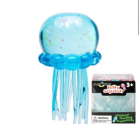 Glitter Jellyfish Squishy
Sensory Toy-No Brand