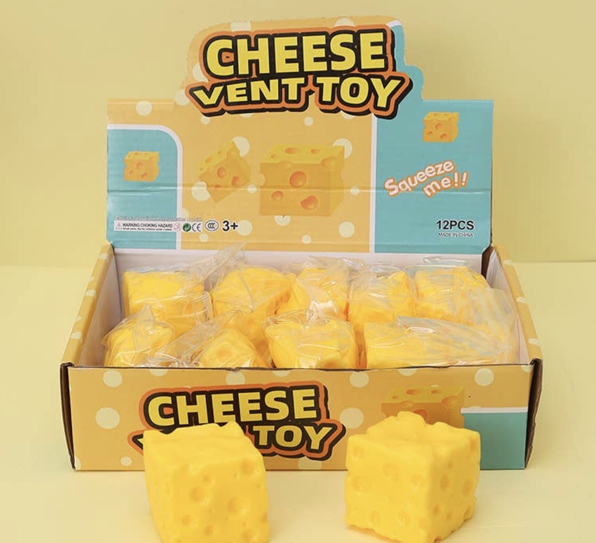 Cheese Shape Fidget Toy